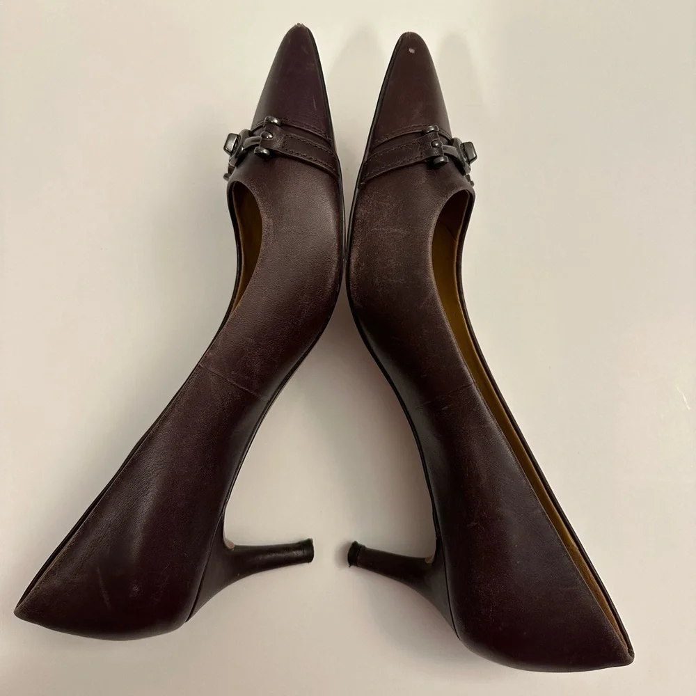 Coach Lauri Pointed-Toe Pumps Size 8.5